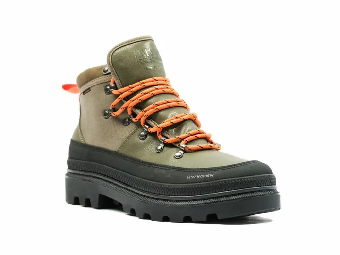 Palladium Pallatrooper Hiker Wp Olive Night Kids Boots