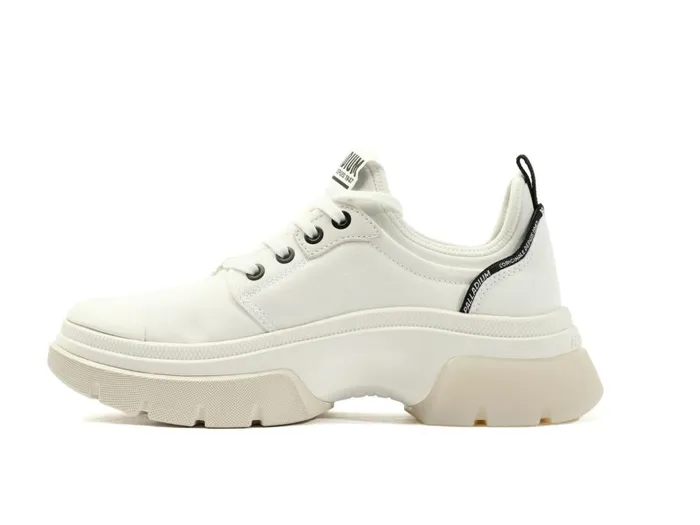 Palladium Pallawave Lo Metro Star White Women Sneakers