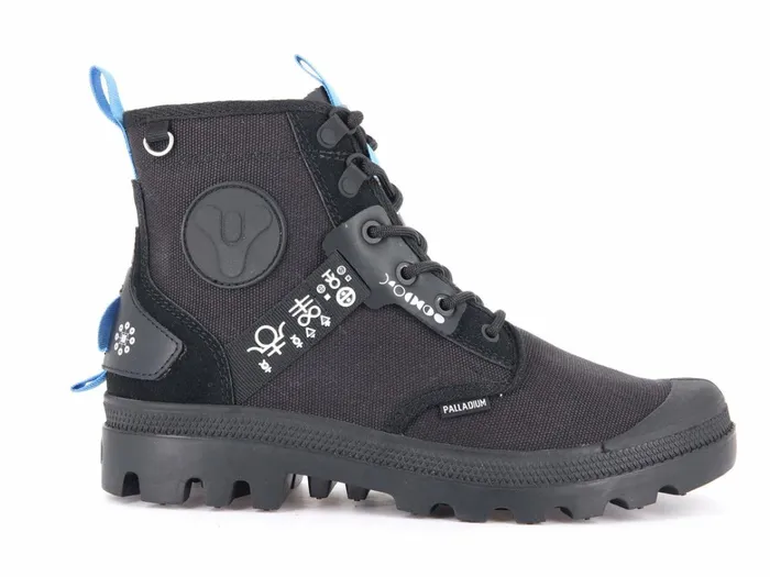Palladium Pampa X Destiny Black Kids Boots