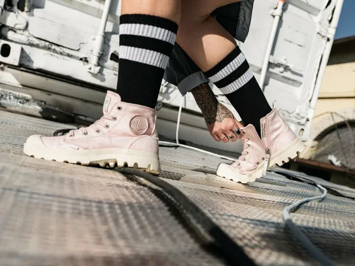 Palladium Pampa Zip Desertwash Pink Women Boots