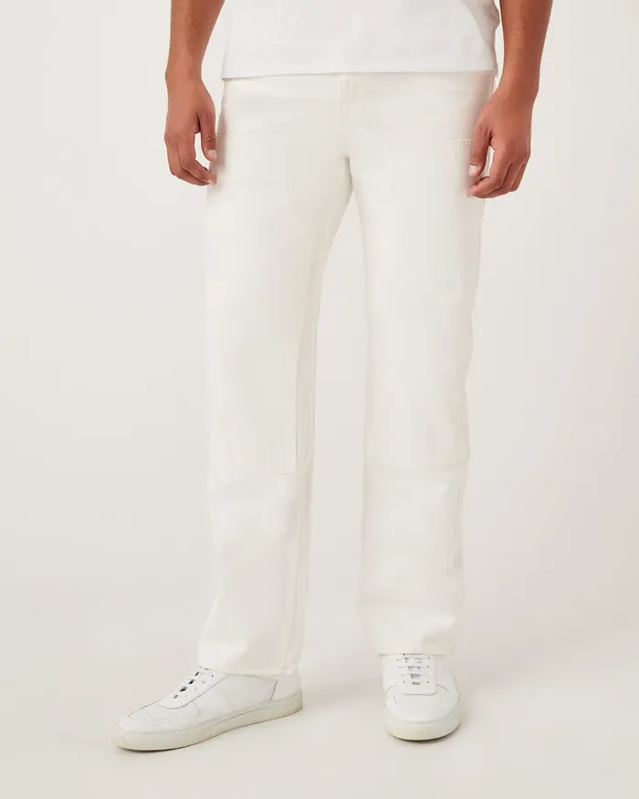 Pants Men 7 For All Mankind Work Pant In White White