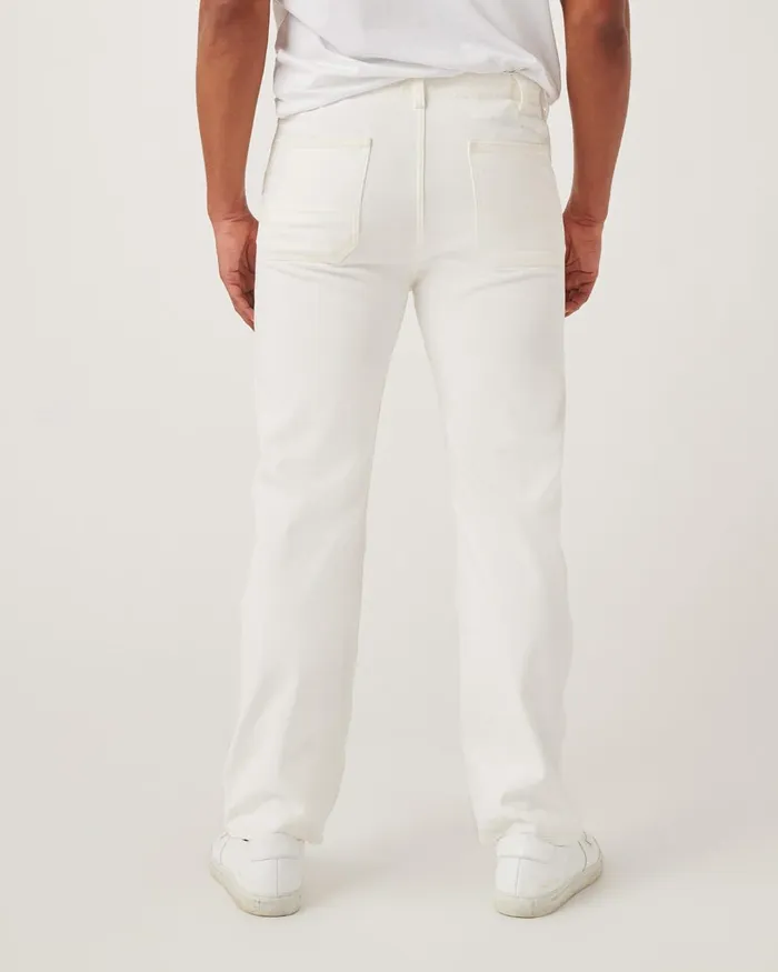 Pants Men 7 For All Mankind Work Pant In White White