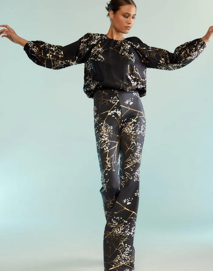 Party Shop Women Cynthia Rowley Bonded Fit And Flare Pants