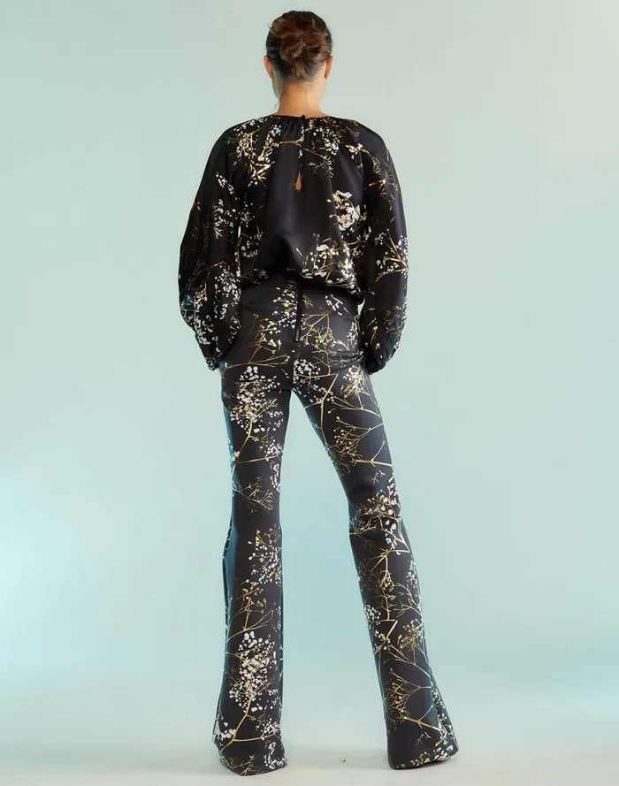 Party Shop Women Cynthia Rowley Bonded Fit And Flare Pants