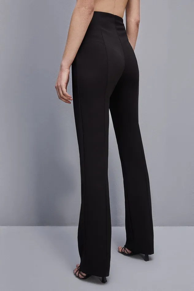 Patrizia Pepe Highwaisted Slim Pants Black Nero Apparel Slim and Skinny