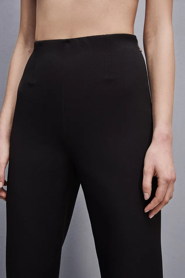 Patrizia Pepe Highwaisted Slim Pants Black Nero Apparel Slim and Skinny