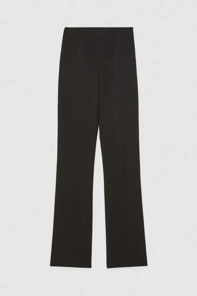 Patrizia Pepe Highwaisted Slim Pants Black Nero Apparel Slim and Skinny