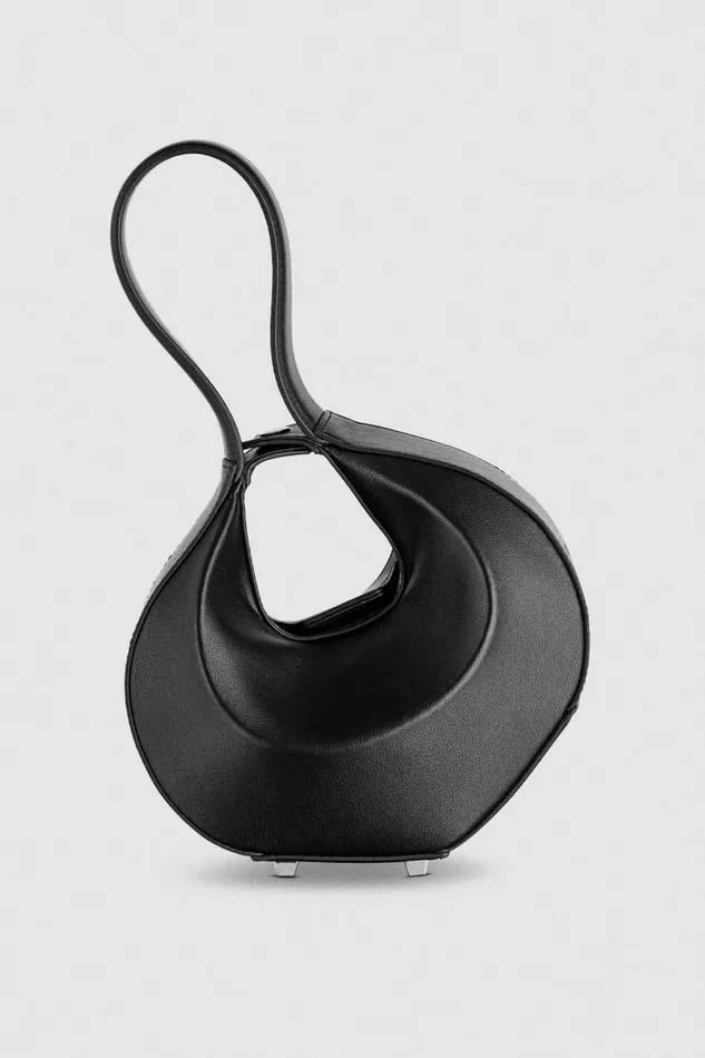 Patrizia Pepe Small Hobo Bangle Bag Black Nero Bags Handbags