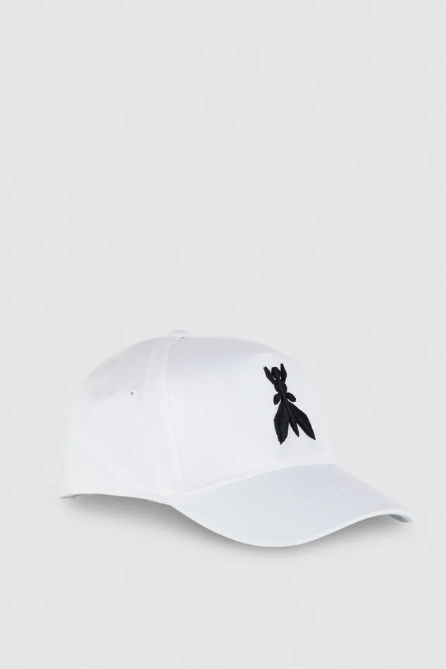 Patrizia Pepe White Fly Baseball Cap Bianco Accessories
