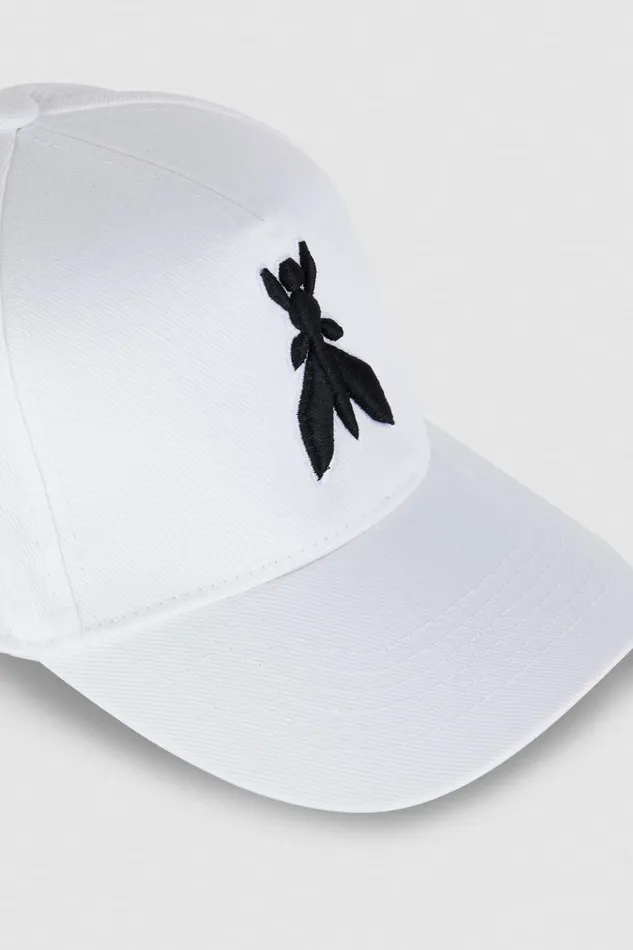 Patrizia Pepe White Fly Baseball Cap Bianco Accessories