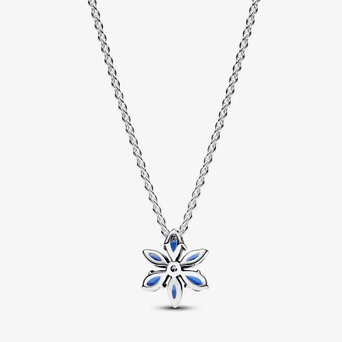Pendant Necklaces Women Pandora Sparkling Blue Herbarium Cluster Pendant Necklace