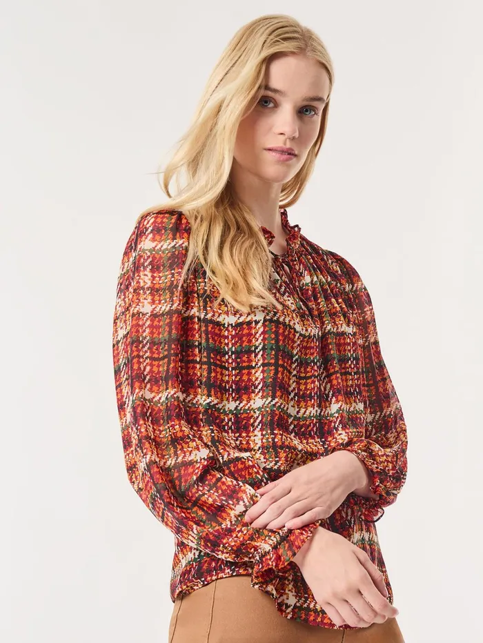 Plus Printed Raglan Peasant Blouse Chiffon Women Jones New York Plus Tops Plus Printed Raglan Peasant Blouse Chiffon Women Jones New York Plus Tops
