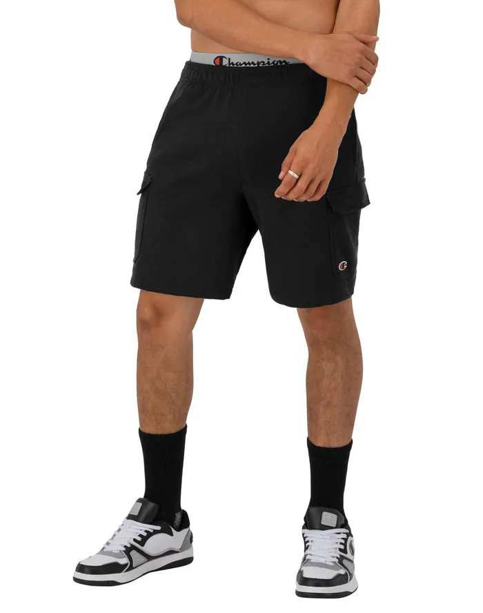 Powerblend Cargo Shorts C Logo 8034 Black Men Champion Shorts