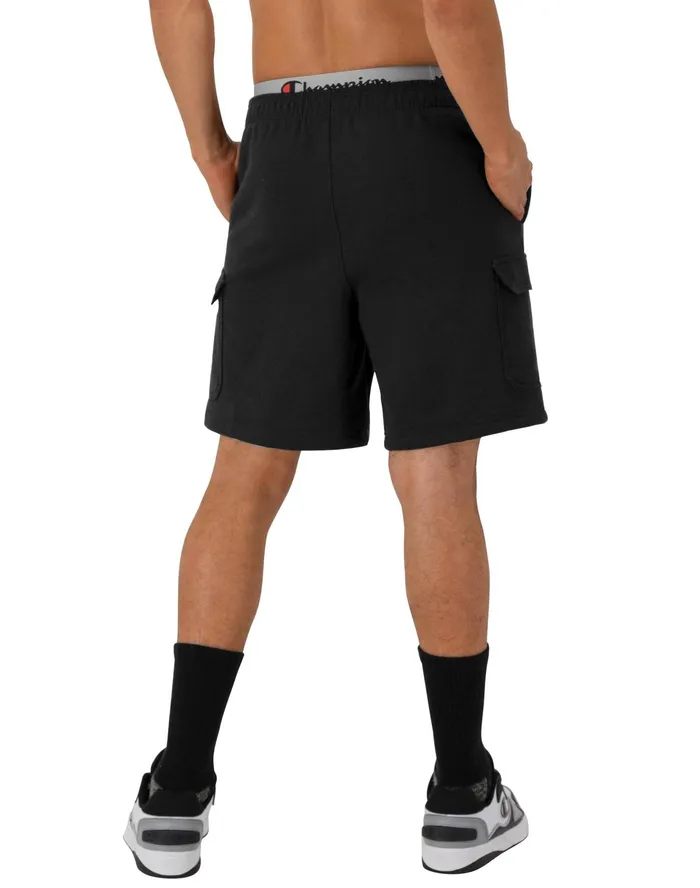 Powerblend Cargo Shorts C Logo 8034 Black Men Champion Shorts