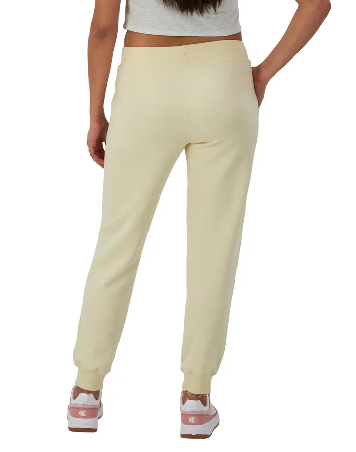 Powerblend Joggers Classic Script Logo 29034 Fresh Tan Women Champion Pants