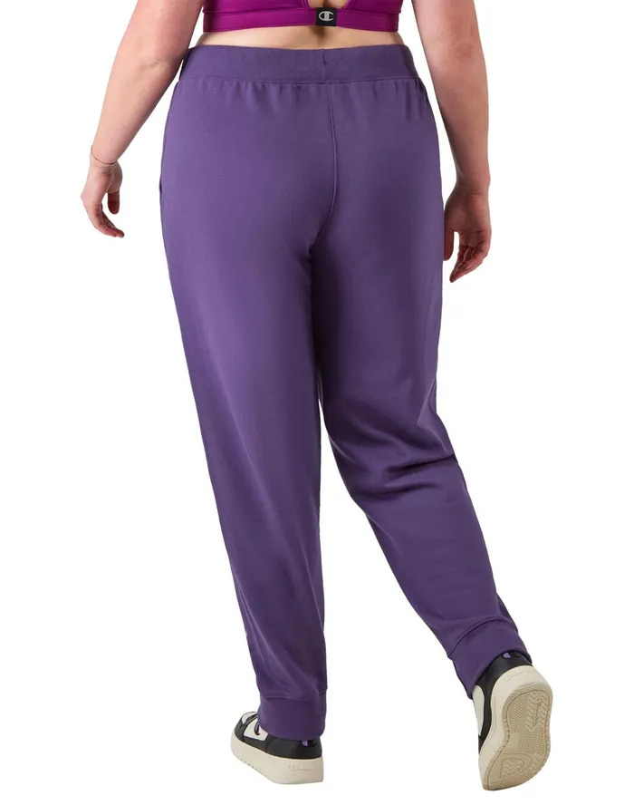 Powerblend Joggers Script Logo 29034 Plus Size Pop Art Purple Women Champion Pants