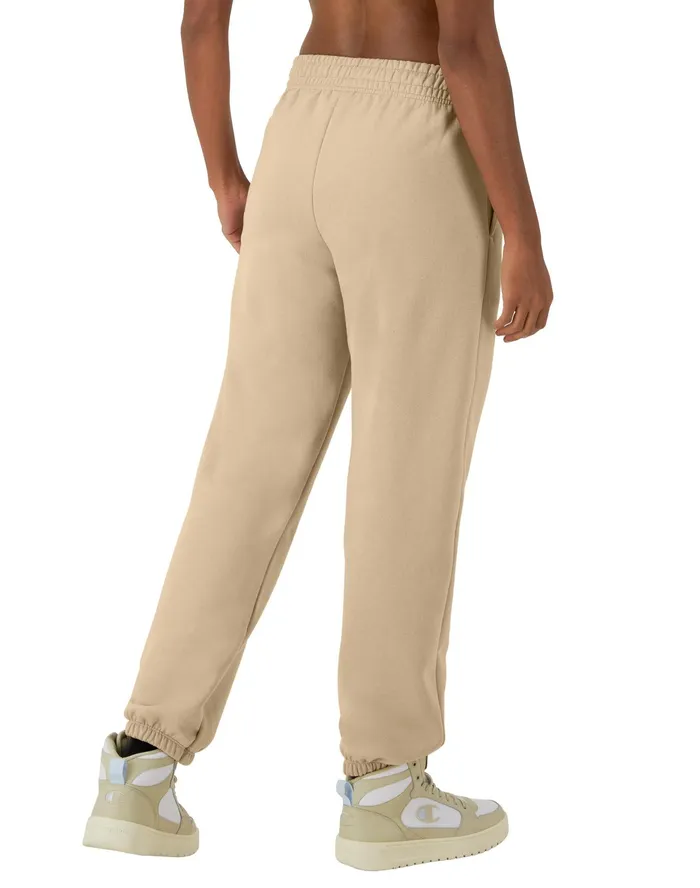 Powerblend Oversized Sweatpants C Logo 29034 Champagne Frost Women Champion Pants