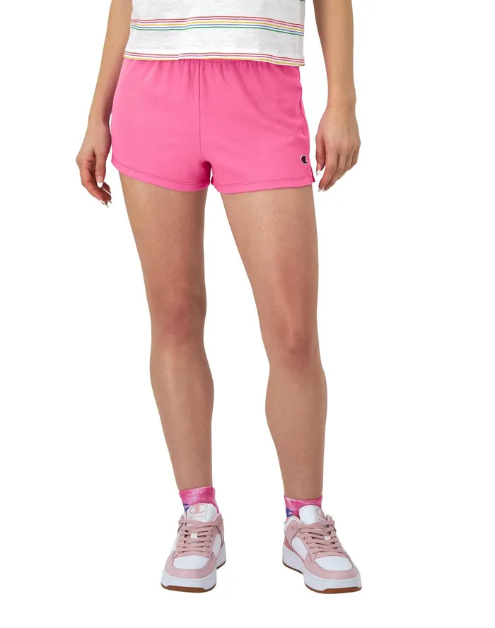Practice Shorts C Logo 35034 Phlox Pink Women Champion Shorts