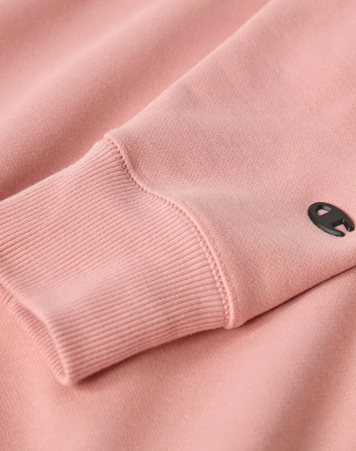 Premium Weave Crewneck Sweatshirt C Logo Pink Gleam Men Champion Hoodies and Sweatshirts