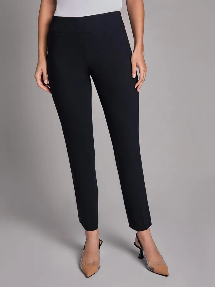 PullOn Straight Leg Pants Stretch Twill Women Jones New York Pants and Skirts