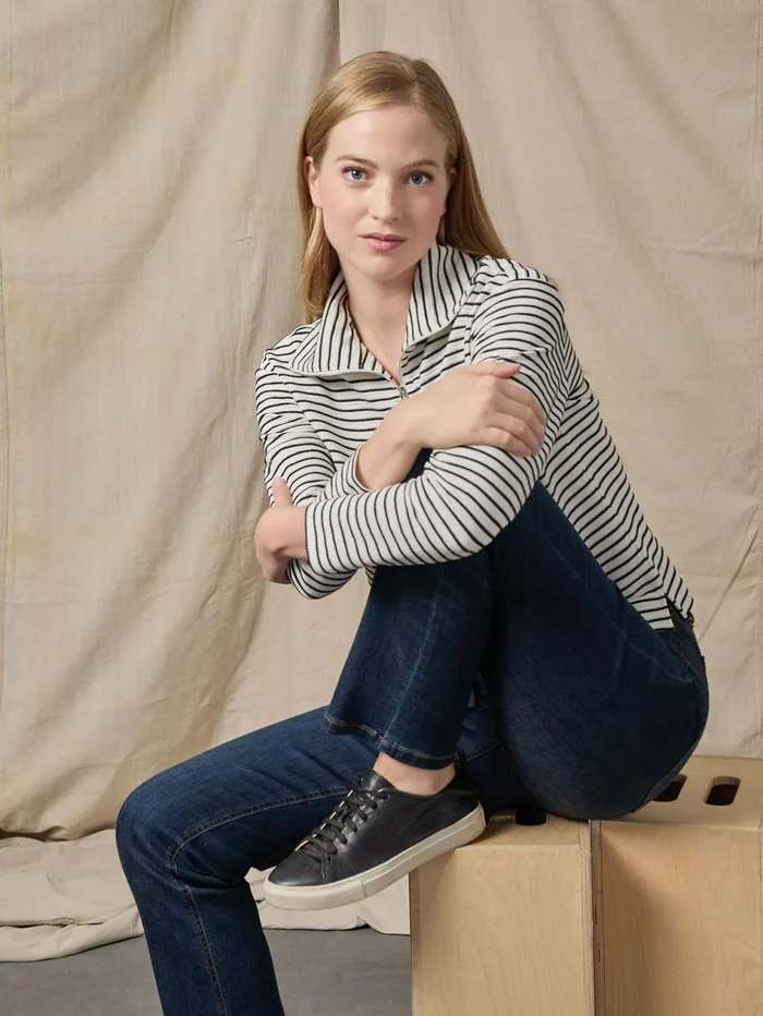 Quarter Zip PullOver Top Ottoman Knit Women Jones New York Tops and Blouses Quarter Zip PullOver Top Ottoman Knit Women Jones New York Tops and Blouses