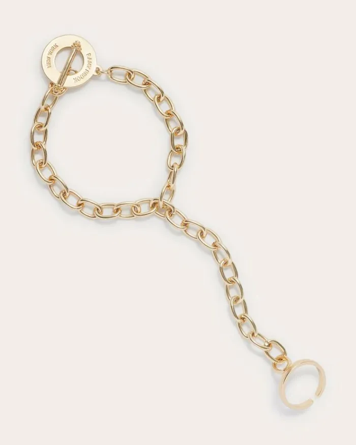 Ramy Brook Jewelry Women Zion Hand Chain Gold
