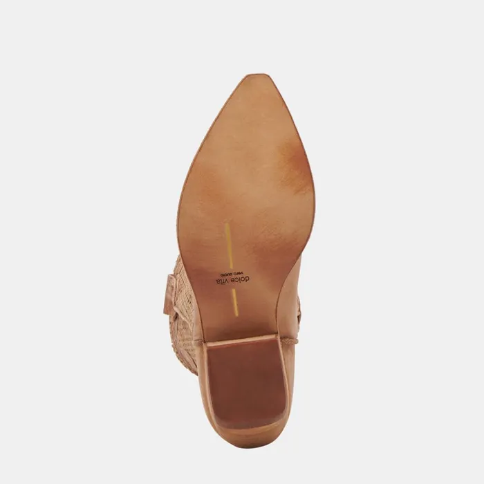 Ranch Boots Dk Brown Suede Women Dolce Vita Boots and Booties