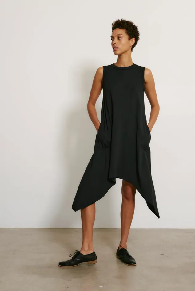 Raquel Allegra Black Avery Dress Women Dresses Raquel Allegra Black Avery Dress Women Dresses
