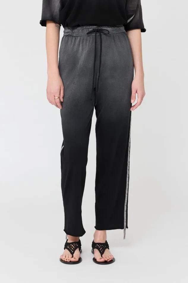 Raquel Allegra Faded Black Adams Pant Women Bottoms