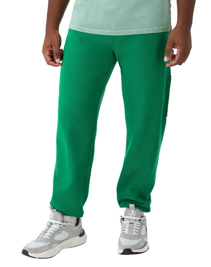 Reverse Weave Carpenter Pants 30034 Time Capsule Athletic Dark Green Men Champion Pants and Joggers