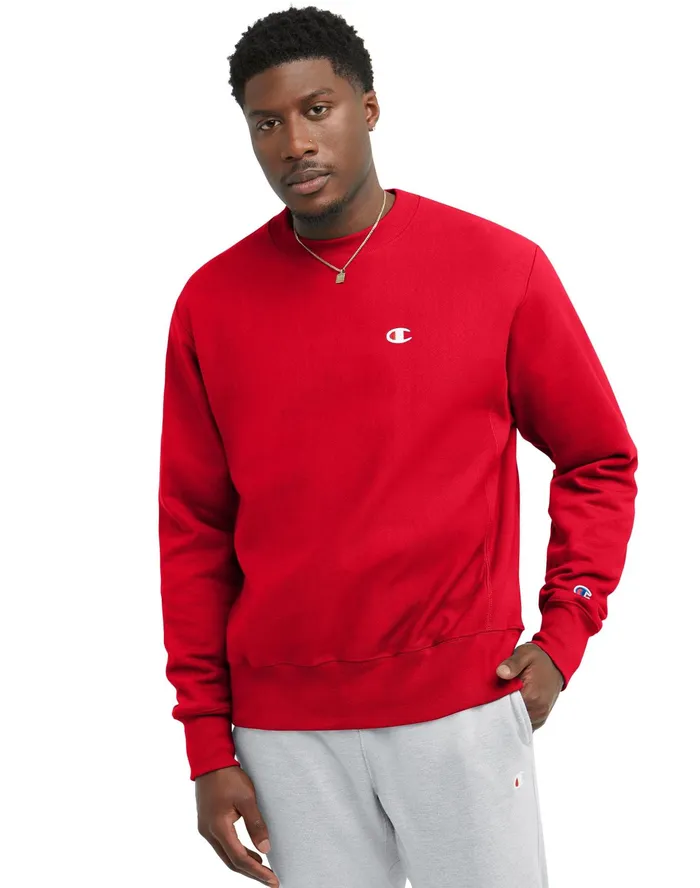 Reverse Weave Crewneck Sweatshirt C Logo Team Red Scarlet MenWomen Champion Hoodies and Sweatshirts Reverse Weave Crewneck Sweatshirt C Logo Team Red Scarlet MenWomen Champion Hoodies and Sweatshirts
