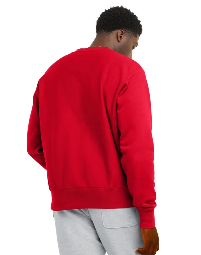 Reverse Weave Crewneck Sweatshirt C Logo Team Red Scarlet MenWomen Champion Hoodies and Sweatshirts