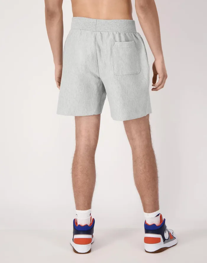 Reverse Weave CutOff Shorts 10034 Oxford Grey Men Champion Shorts