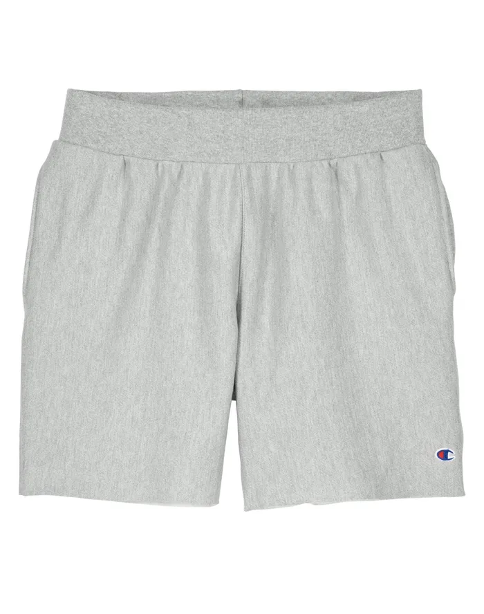 Reverse Weave CutOff Shorts 10034 Oxford Grey Men Champion Shorts
