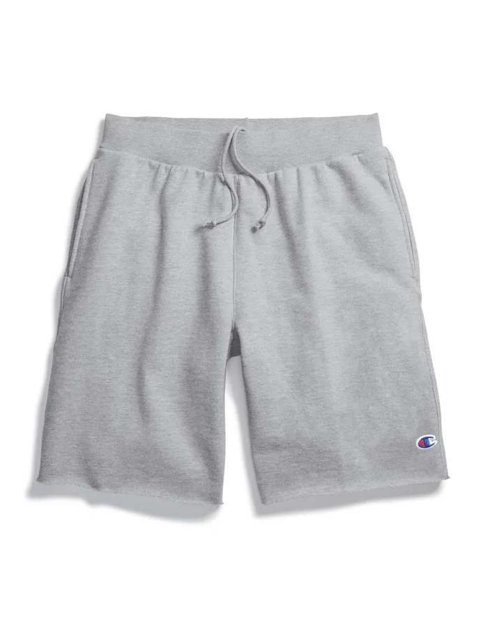 Reverse Weave CutOff Shorts 10034 Oxford Grey Men Champion Shorts