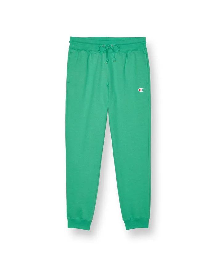 Reverse Weave Joggers C Logo 29034 Green Crisp Women Champion Pants