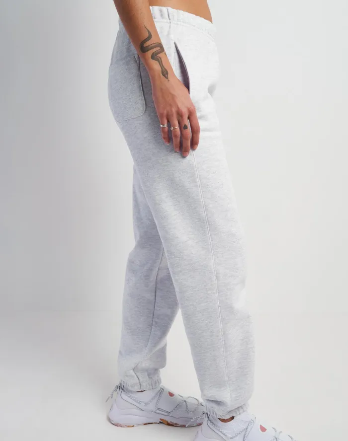Reverse Weave Sweatpants C Logo 30034 Silver Grey Women Champion Pants