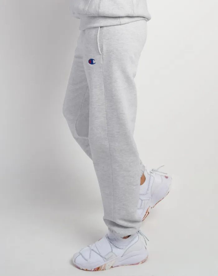 Reverse Weave Sweatpants C Logo 30034 Silver Grey Women Champion Pants