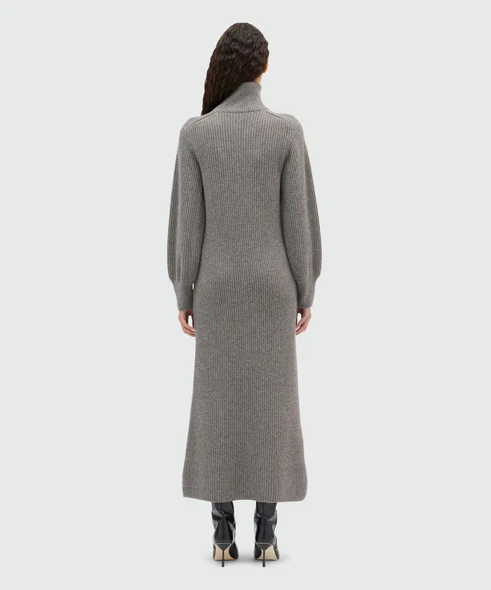 Ribbed Knit Long Dress Women MSGM Dresses