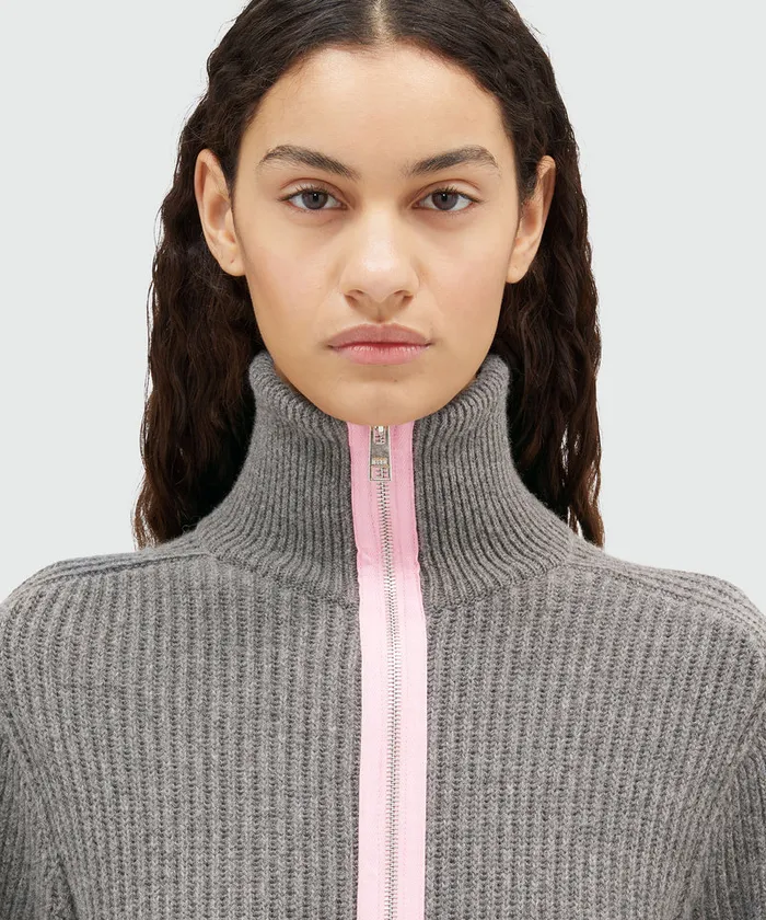Ribbed Knit Long Dress Women MSGM Dresses