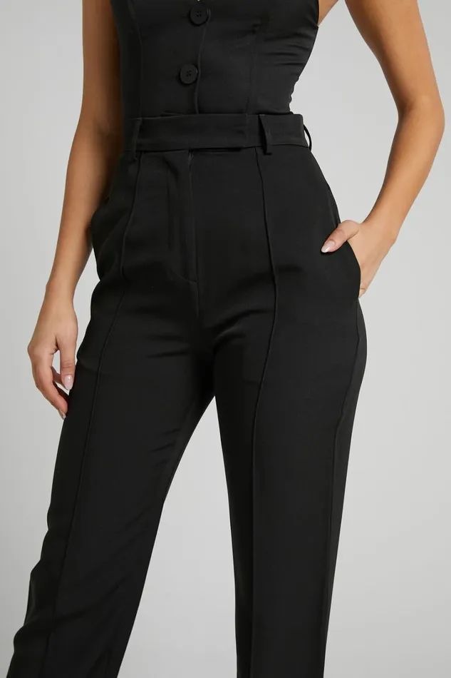 Rogers Pants 8211 High Waisted Pants In Black Women Showpo Pants