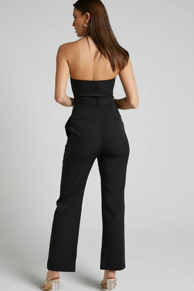 Rogers Pants 8211 High Waisted Pants In Black Women Showpo Pants