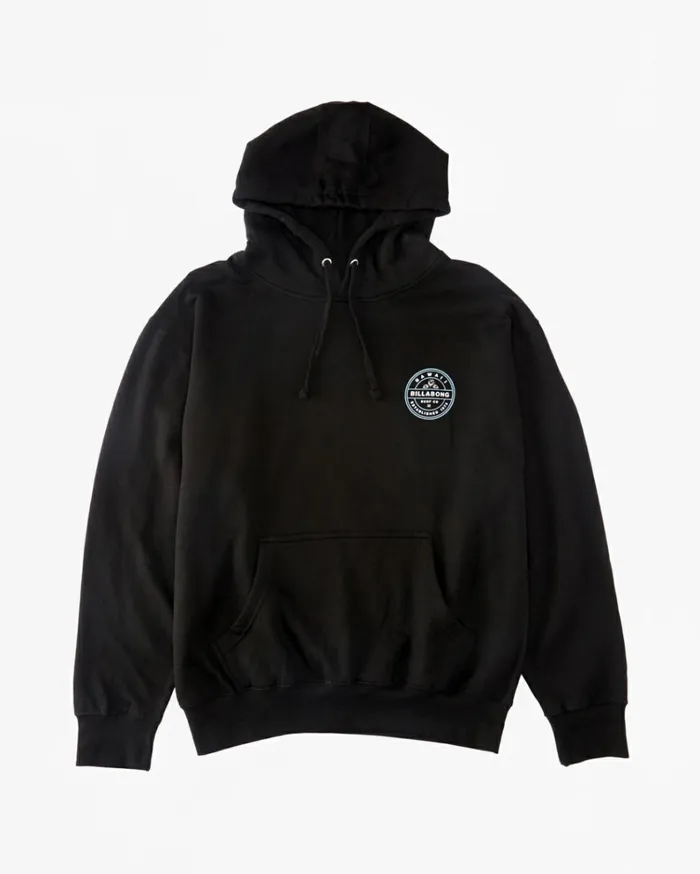 Rotor Rooster Hoodie Black Men Billabong Hoodies and Fleece