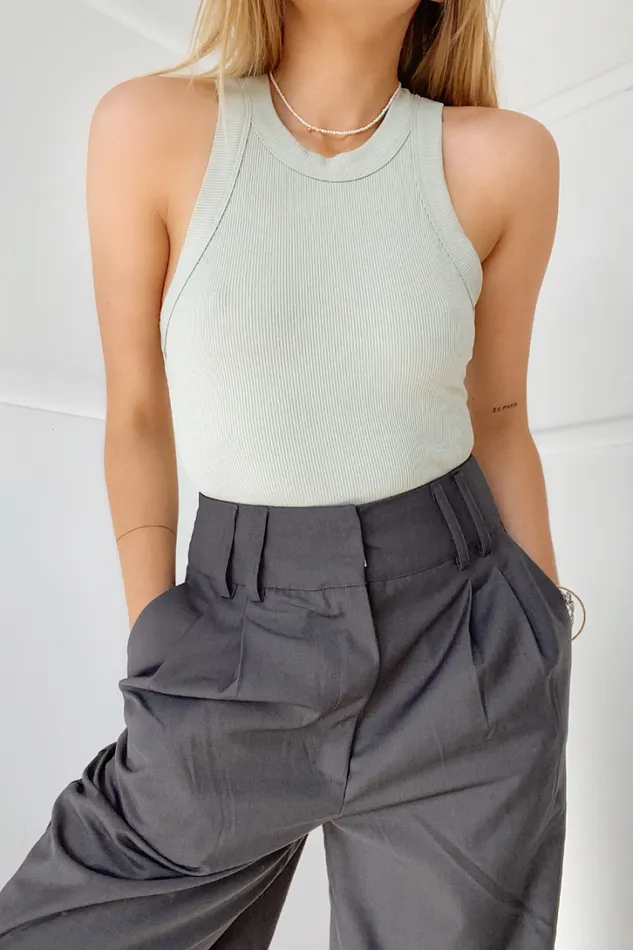 Runaway The Label Basic Staple Tank Pistachio Staple Tank Pistachio 8211 Women