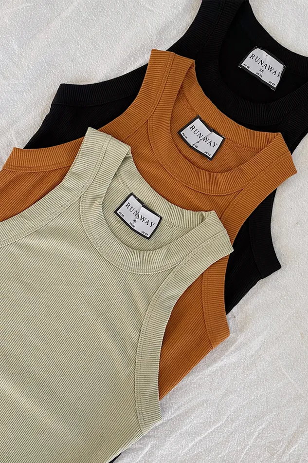 Runaway The Label Basic Staple Tank Pistachio Staple Tank Pistachio 8211 Women