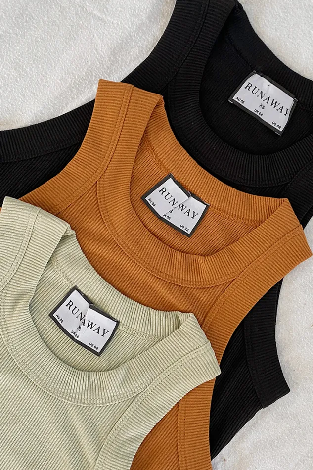 Runaway The Label Basic Staple Tank Pistachio Staple Tank Pistachio 8211 Women