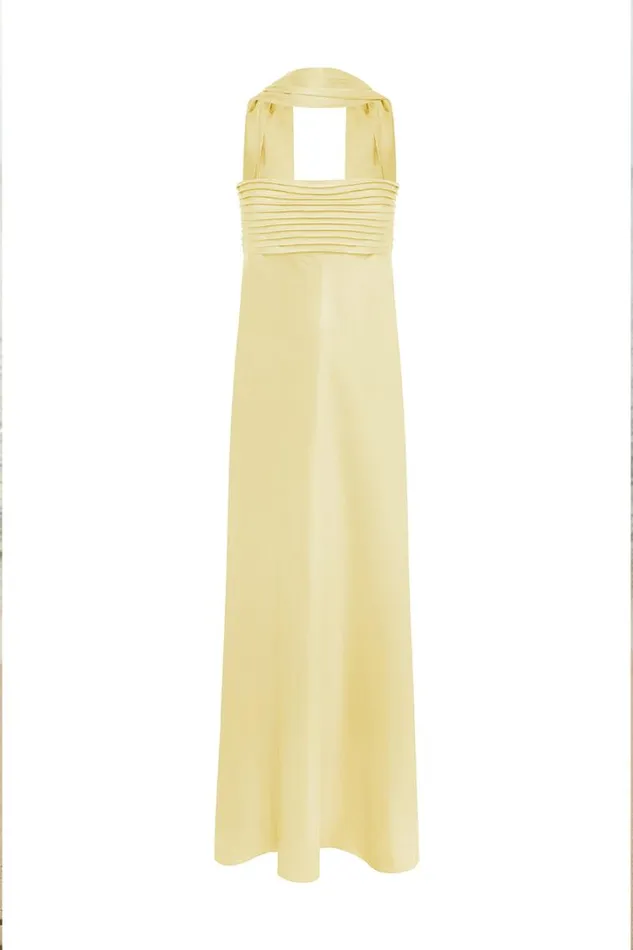 Runaway The Label Bridesmaids Dresses ELSA MAXI DRESS Lemon 8211 Women