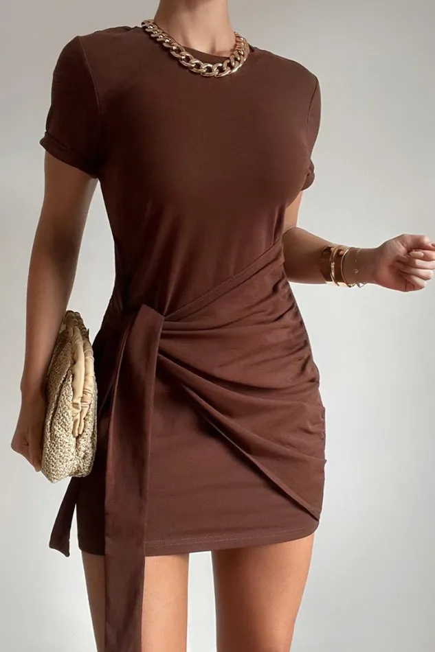 Runaway The Label Casual Dresses Winnie Shirt Dress Chocolate 8211 Women