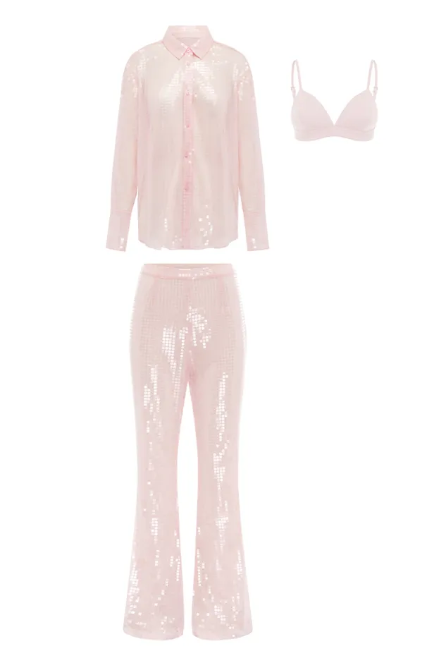 Runaway The Label Crops THE BRA TOP Pink 8211 Women Runaway The Label Crops THE BRA TOP Pink 8211 Women