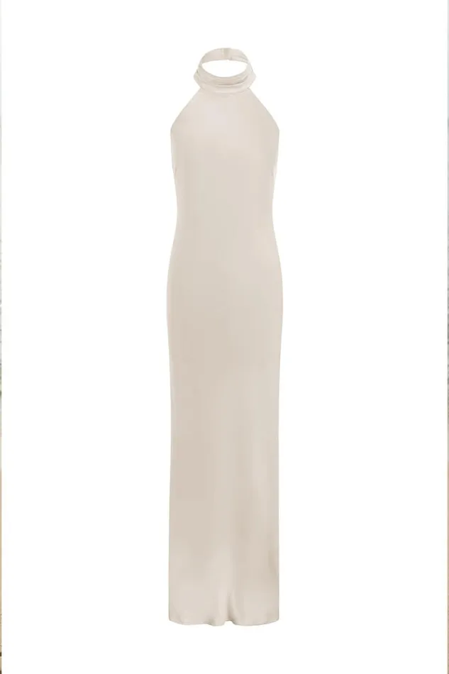 Runaway The Label Maxi Dresses BRIGITTE MAXI DRESS Ivory 8211 Women